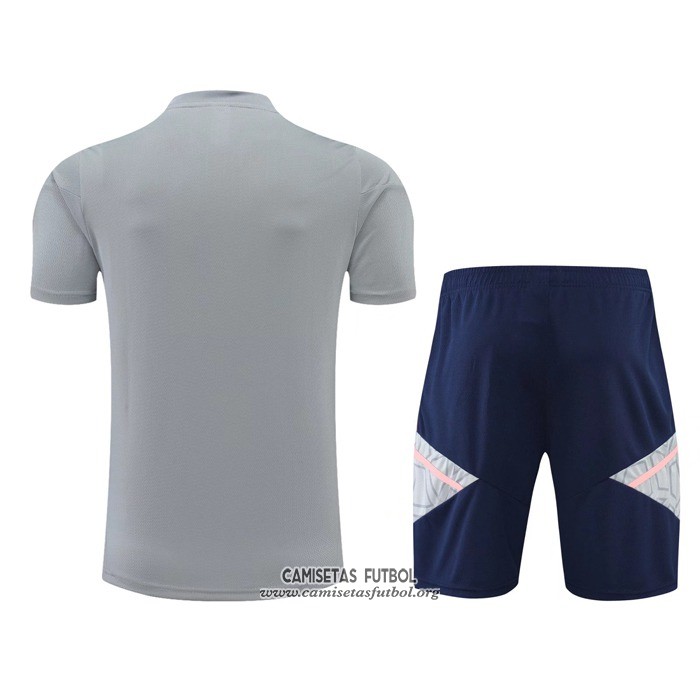 Chandal del Arsenal Manga Corta 2022/2023 Gris - Pantalon Corto